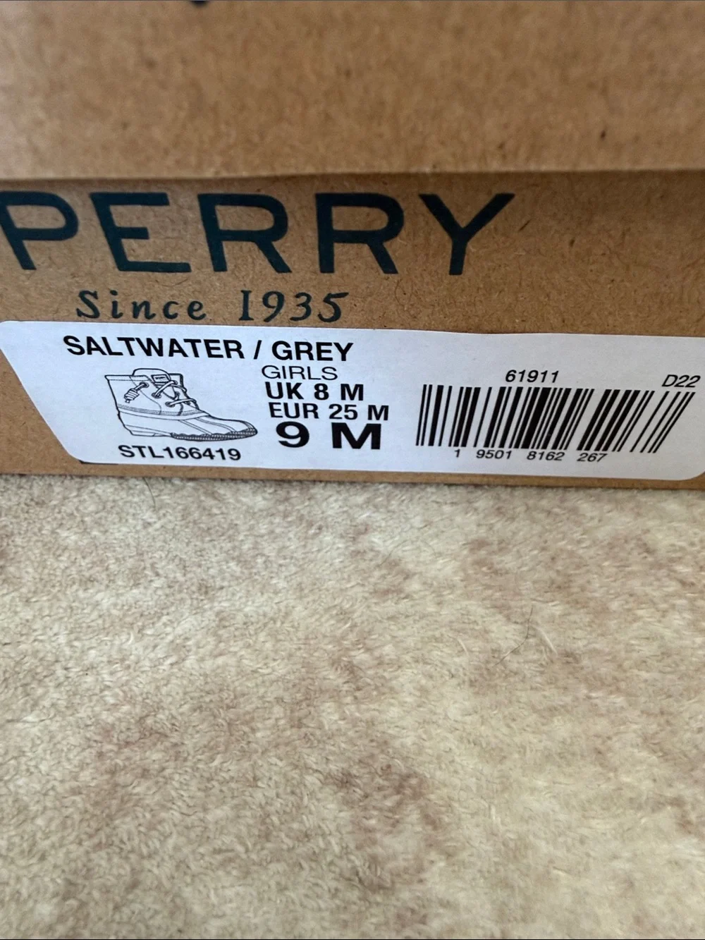 Sperry waterproof duck
